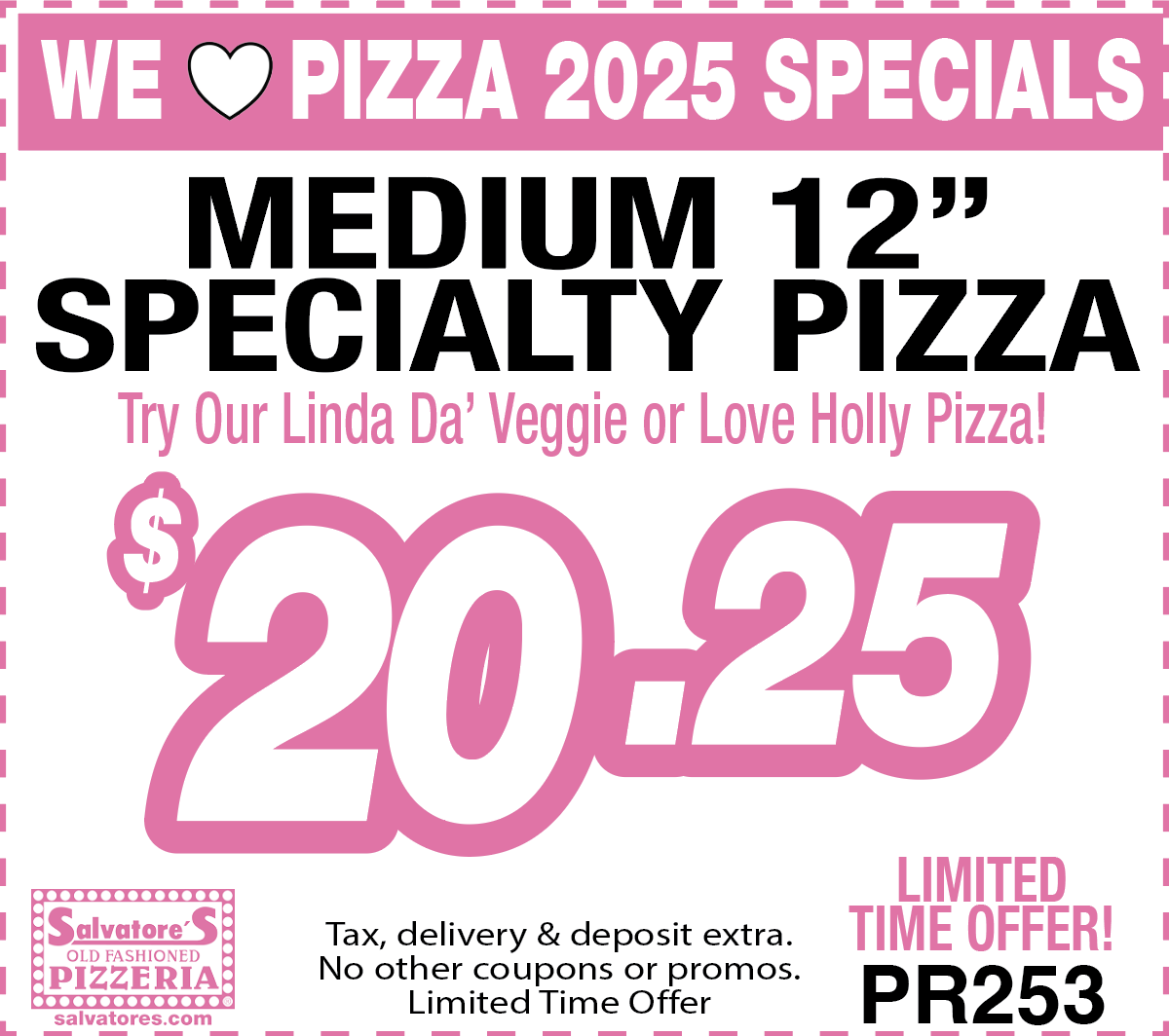 NY Coupons Salvatore's Pizzeria